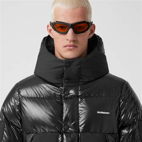 k way burberry|Nylon Puffer Jacket in Black .